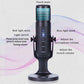 RGB Color Ambient Light Condenser Microphone JD-950