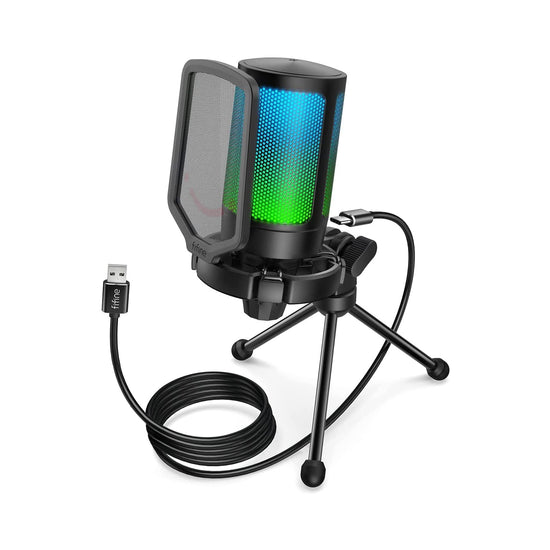 RGB Streaming Condenser Microphone A6V
